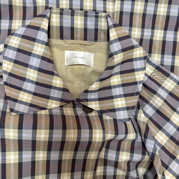 The Row Women’s Tavishina checked silk-blend coat - Picture 12 of 12